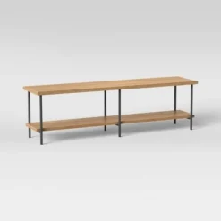 Wood And Metal TV Stand For TVs Up To 60" - Room Essentials™ 11 Wood And Metal TV Stand For TVs Up To 60" - Room Essentials™ -Room Essentials Shop GUEST 008e6b5f 4d43 465d 8784 80c8ca30ed60