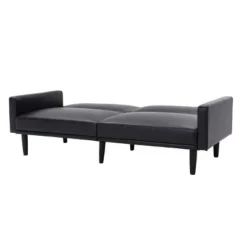 Faux Leather Futon Sofa With Arms Black - Room Essentials™ 19 Faux Leather Futon Sofa With Arms Black - Room Essentials™ -Room Essentials Shop GUEST 07fa3ab4 90d6 4bd9 93e7 ffff76b6f4e7