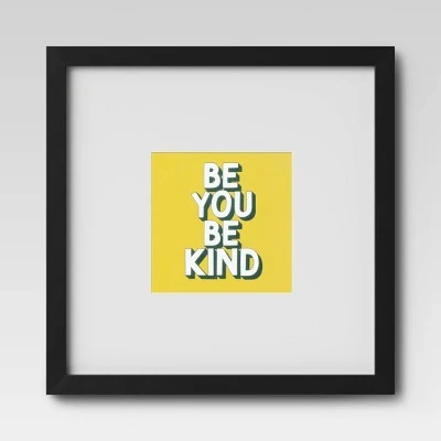 Set Of 9 Gallery Frame Set 10" X 10" Matted To 5" X 5" Black - Room Essentials™ 4 Set Of 9 Gallery Frame Set 10" X 10" Matted To 5" X 5" Black - Room Essentials™ - Image 4