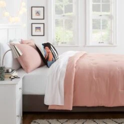 Microfiber Micro Texture Comforter - Room Essentials™