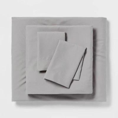 Stripe Microfiber Reversible Comforter & Sheet Set Gray - Room Essentials™ 6 Stripe Microfiber Reversible Comforter & Sheet Set Gray - Room Essentials™ - Image 6