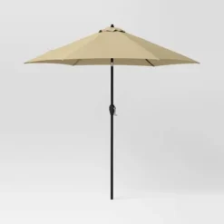 9'x9' Patio Market Umbrella - Black Pole - Room Essentials™ -Room Essentials Shop GUEST 360130ed 5293 44e5 badc e5a29898f7ee