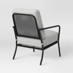 2pc Metal Mesh Outdoor Patio Chairs With Double Cushions, Club Chairs Black - Room Essentials™ -Room Essentials Shop GUEST 371ea4bc 4699 4502 b3ba 0d69ff6385a3