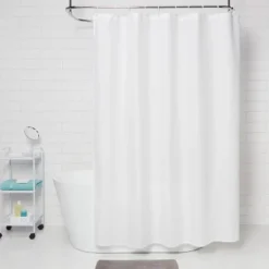 Waffle Weave Shower Curtain White - Room Essentials™