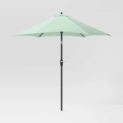 9'x9' Patio Market Umbrella - Black Pole - Room Essentials™ -Room Essentials Shop GUEST 3eaaebf2 fb6c 453a 978c 1aafd47a58b4