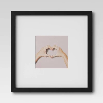 Set Of 9 Gallery Frame Set 10" X 10" Matted To 5" X 5" Black - Room Essentials™ 7 Set Of 9 Gallery Frame Set 10" X 10" Matted To 5" X 5" Black - Room Essentials™ - Image 7