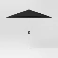 7.813'x8.83' Half Circle Patio Umbrella - Black Pole - Room Essentials™ -Room Essentials Shop GUEST 4fcf0bec 82ca 47f9 9602 dfaa17b5980f