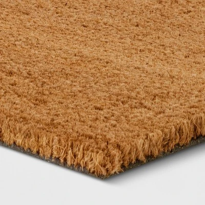 1'11x2'11" Solid Doormat Beige - Room Essentials™ 1 1'11x2'11" Solid Doormat Beige - Room Essentials™