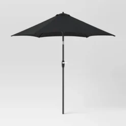 9'x9' Patio Market Umbrella - Black Pole - Room Essentials™ -Room Essentials Shop GUEST 5f8c1ba4 b215 436e b405 cba09e084dfe