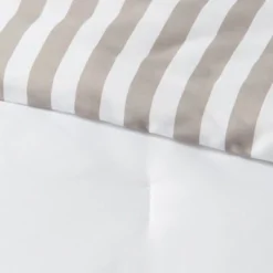 Stripe Microfiber Reversible Comforter & Sheet Set Gray - Room Essentials™ 12 Stripe Microfiber Reversible Comforter & Sheet Set Gray - Room Essentials™ -Room Essentials Shop GUEST 6816d8aa 726a 4d37 9b37 18aafff03261