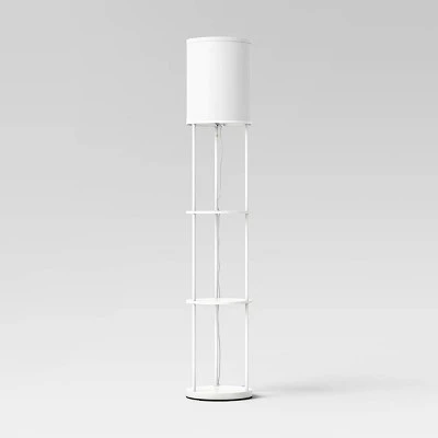 Shelf Floor Lamp White - Room Essentials™ 4 Shelf Floor Lamp White - Room Essentials™ - Image 4