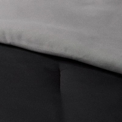 Solid Microfiber Reversible Comforter & Sheets Set - Room Essentials™ 4 Solid Microfiber Reversible Comforter & Sheets Set - Room Essentials™ - Image 4