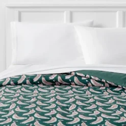 Microfiber Reversible Banana Print Comforter Dark Green - Room Essentials™ -Room Essentials Shop GUEST 8bf6ca13 92ab 4036 9cda 1a6ffd996328