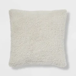 Sherpa Square Pillow - Room Essentials™