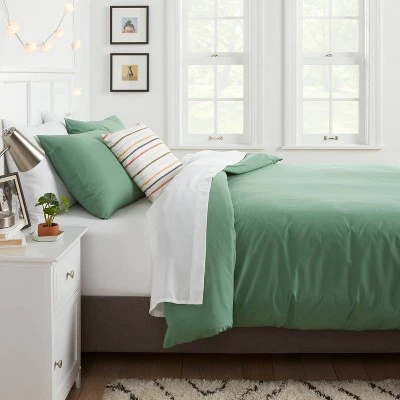 Easy-Care Duvet Cover & Sham Set - Room Essentials™ 1 Easy-Care Duvet Cover & Sham Set - Room Essentials™