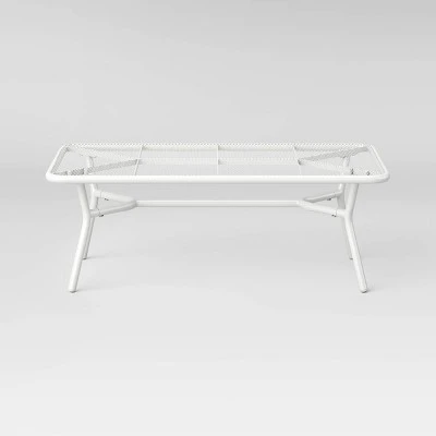 Metal Mesh Coffee Table - White - Room Essentials™ 2 Metal Mesh Coffee Table - White - Room Essentials™ - Image 2