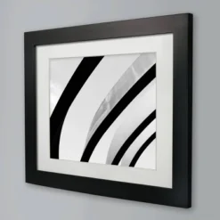 14" X 18" Matted To 11" X 14" Wide Gallery Frame Black - Room Essentials™