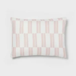 Dash Stripe Printed Microfiber Reversible Comforter & Sheets Set Ivory/Light Pink - Room Essentials™ 10 Dash Stripe Printed Microfiber Reversible Comforter & Sheets Set Ivory/Light Pink - Room Essentials™ -Room Essentials Shop GUEST b704e632 8cea 4a8a 86a0 ea2c5964df76