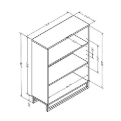 Mixed Material 3 Shelf Bookcase - Room Essentials™ 7 Mixed Material 3 Shelf Bookcase - Room Essentials™ -Room Essentials Shop GUEST d9bcea48 be9c 41d8 a2d7 de24ea1c6a65