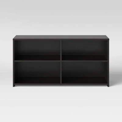 Storage TV Stand For TVs Up To 43" Black - Room Essentials™ 2 Storage TV Stand For TVs Up To 43" Black - Room Essentials™ - Image 2