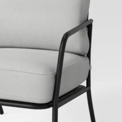 2pc Metal Mesh Outdoor Patio Chairs With Double Cushions, Club Chairs Black - Room Essentials™ -Room Essentials Shop GUEST e78b6241 638a 4296 8ce1 db41e8e3dfb1