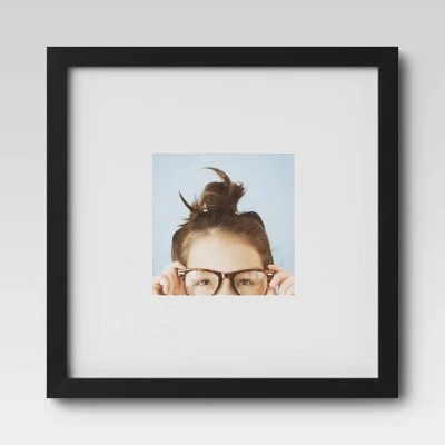 Set Of 9 Gallery Frame Set 10" X 10" Matted To 5" X 5" Black - Room Essentials™ 8 Set Of 9 Gallery Frame Set 10" X 10" Matted To 5" X 5" Black - Room Essentials™ - Image 8