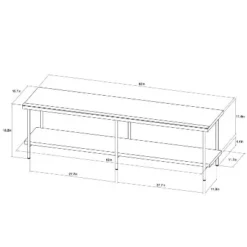 Wood And Metal TV Stand For TVs Up To 60" - Room Essentials™ 9 Wood And Metal TV Stand For TVs Up To 60" - Room Essentials™ -Room Essentials Shop GUEST f2ab031b ee97 4ed0 a48d 1bc0bae2773f