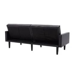 Faux Leather Futon Sofa With Arms Black - Room Essentials™ 15 Faux Leather Futon Sofa With Arms Black - Room Essentials™ -Room Essentials Shop GUEST fc7d055a 313d 47c6 b0f0 b13d401eb9fe